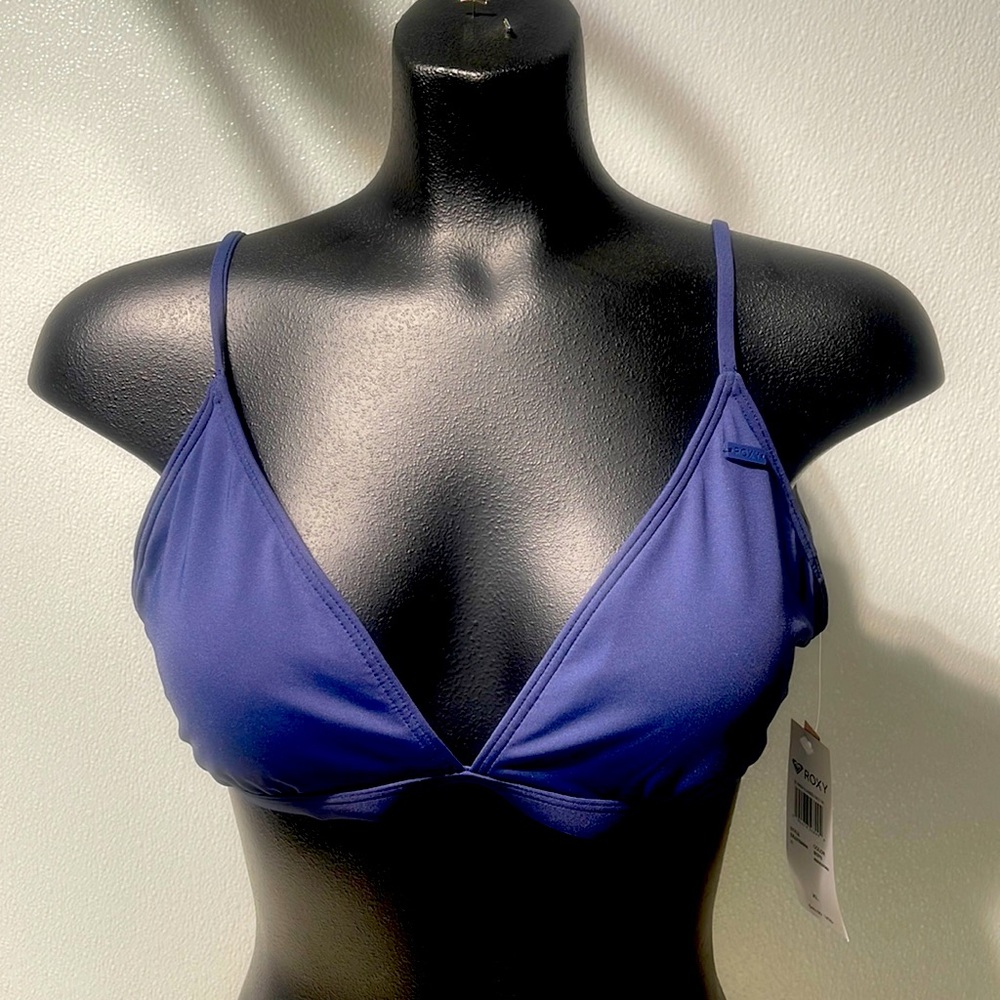 Roxy SD Beach Classic Fixed Tri size XL color Blue New!